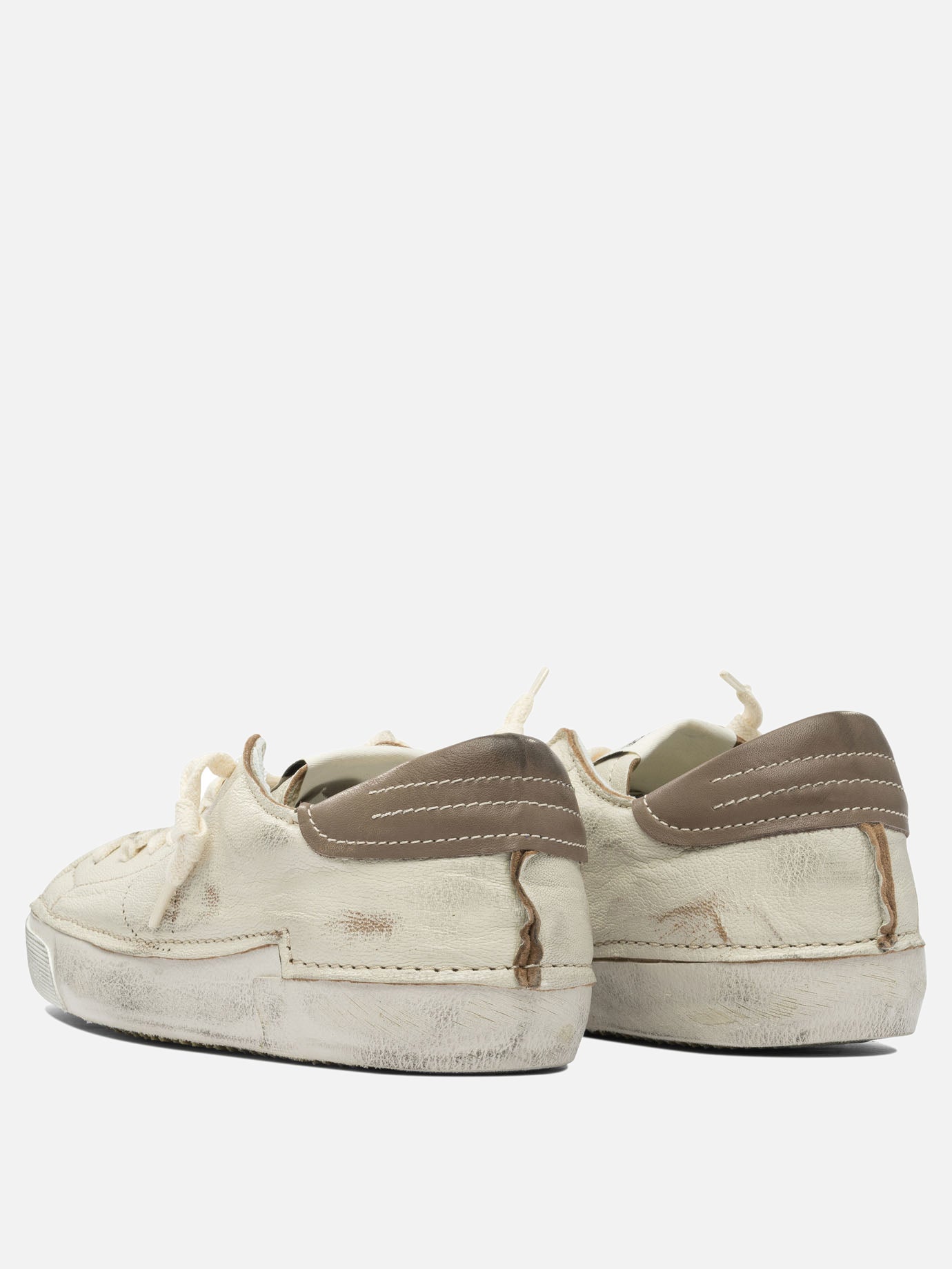 Sneaker basse 100% leather - 100% rubber  Bianco - Philippe Model Paris Uomo | PDP | VIETTI Online Store | Zoom-Modal_4
