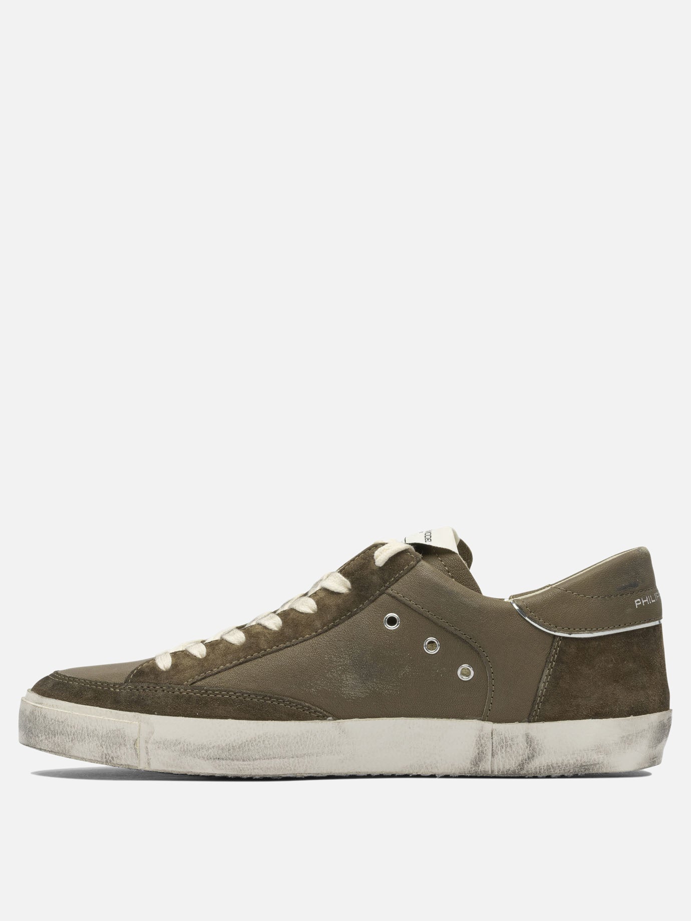 Sneaker basse 100% leather - 100% rubber  Verde - Philippe Model Paris Uomo | PDP | VIETTI Online Store | Zoom-Modal_3
