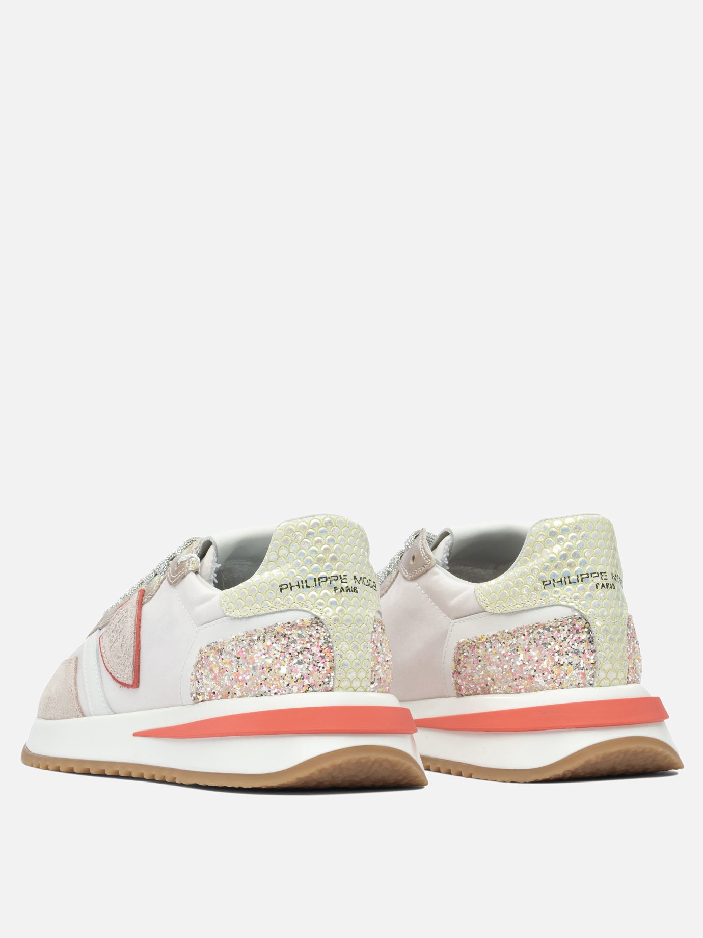 Sneaker basse 80% leather 20% polyamide - 100% rubber  Beige - Philippe Model Paris Donna | PDP | VIETTI Online Store | Zoom-Modal_4
