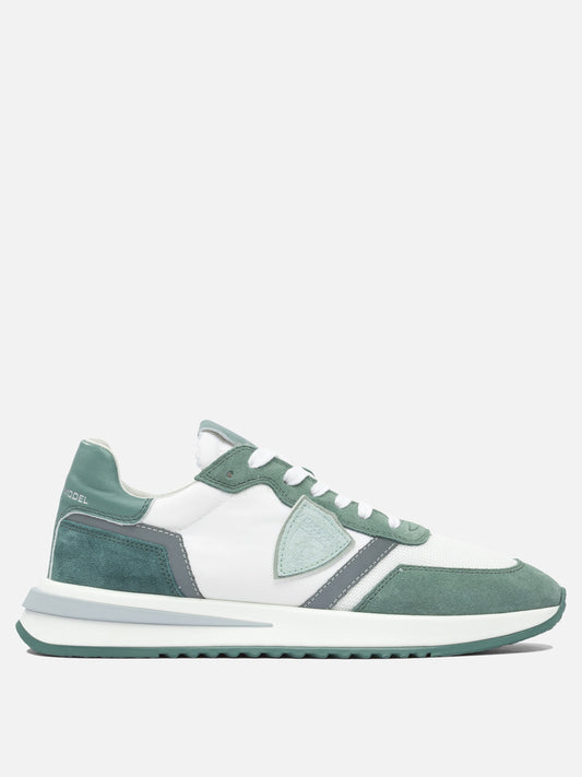 Sneaker basse 100% leather - 100% rubber  Verde - Philippe Model Paris Uomo | PLP | VIETTI Online Store 
