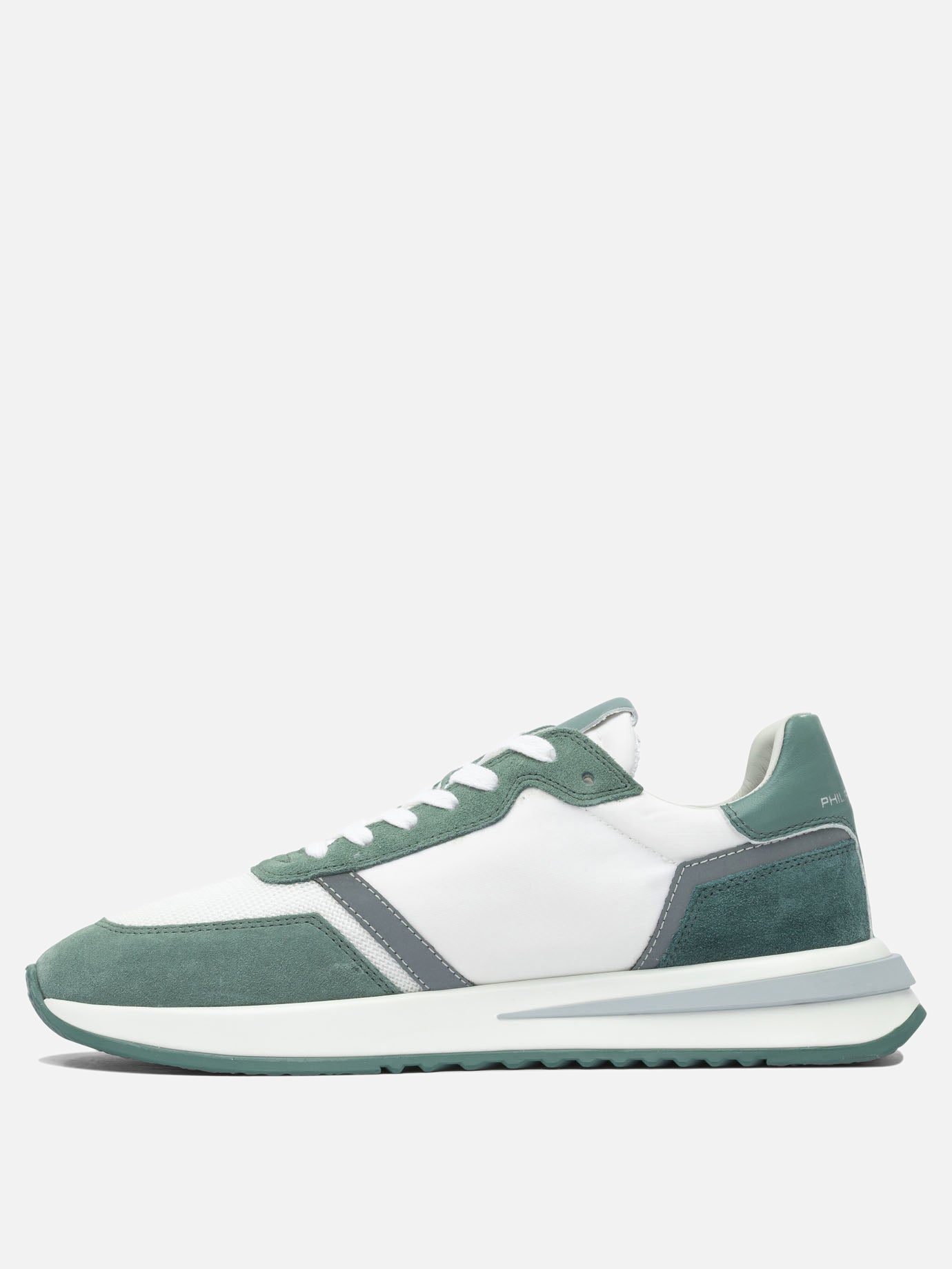 Sneaker basse 100% leather - 100% rubber  Verde - Philippe Model Paris Uomo | PDP | VIETTI Online Store | Zoom-Modal_3
