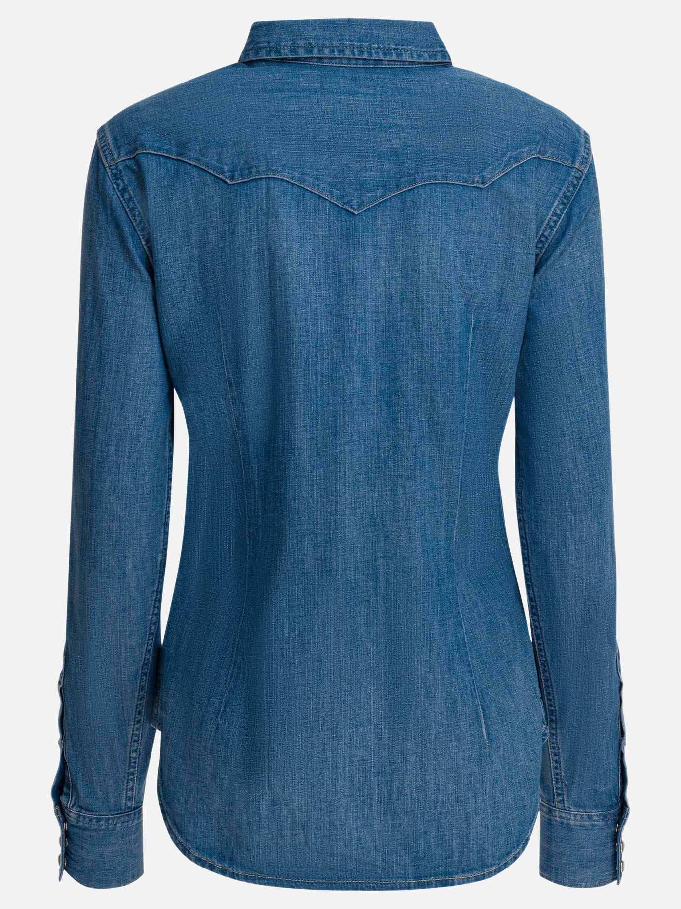 Camicie casual Solid colour  Azzurro - Polo Ralph Lauren Donna | PDP | VIETTI Online Store | Zoom-Modal_2
