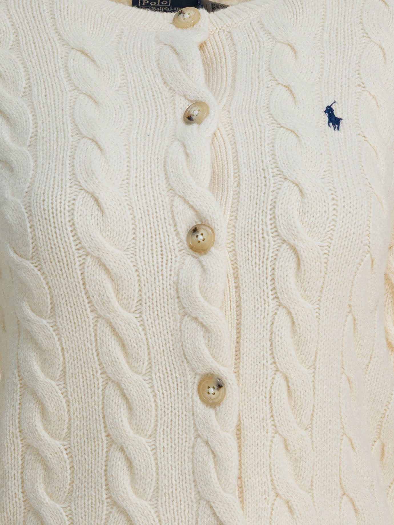 Cardigans Logo  White - Polo Ralph Lauren Women | PDP | VIETTI Online Store | thumbnail_3