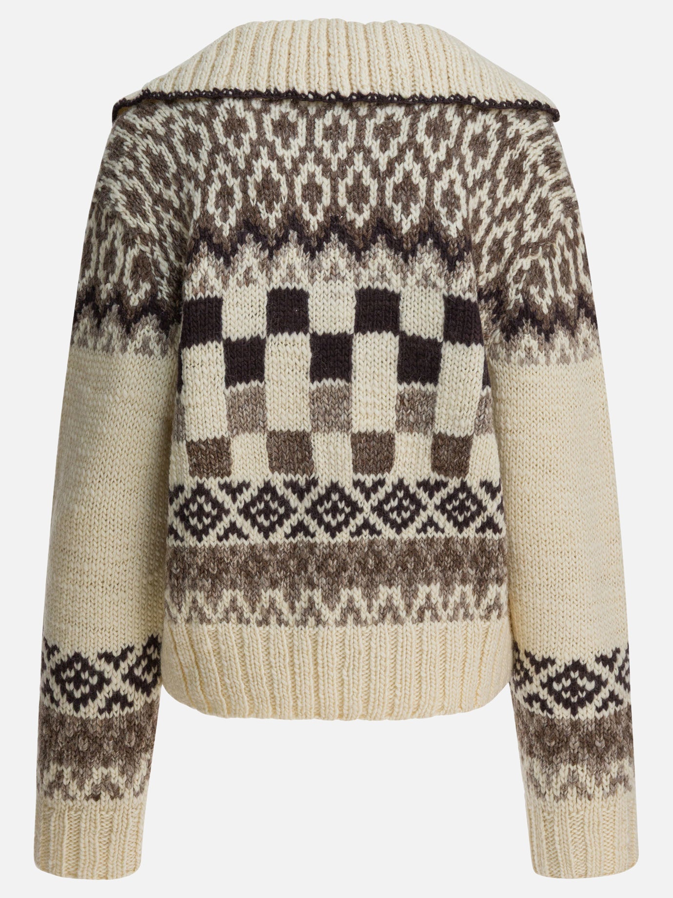 V neck sweaters Textured knit  Beige - Polo Ralph Lauren Women | PDP | VIETTI Online Store | Zoom-Modal_2
