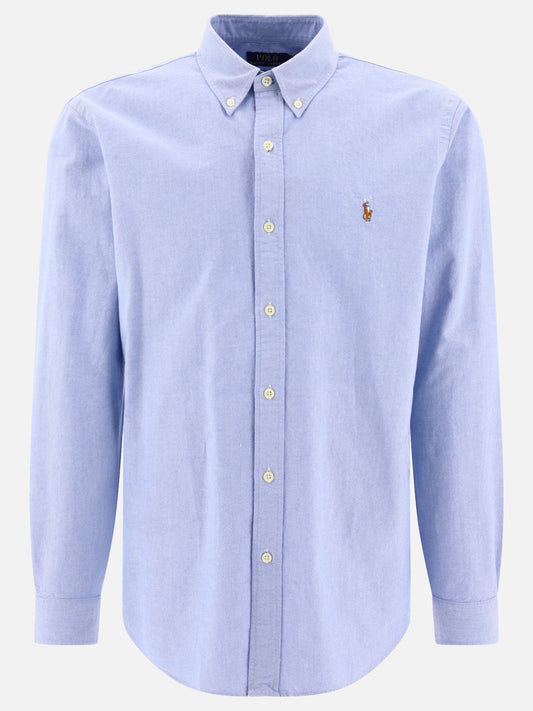 Casual shirts Solid colour  Blue - Polo Ralph Lauren Men | PLP | VIETTI Online Store 
