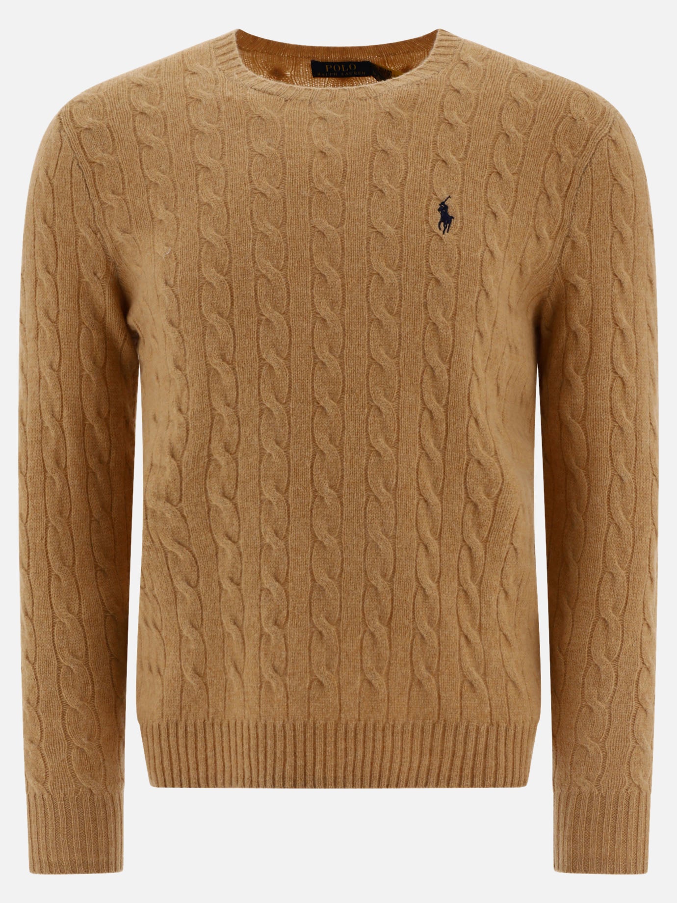 Crewneck sweaters Logo  Beige - Polo Ralph Lauren Men | PDP | VIETTI Online Store | Zoom-Modal
