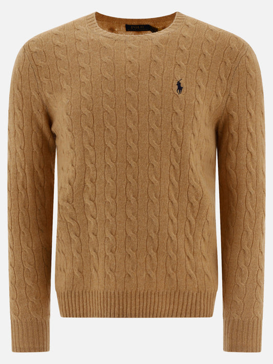 Crewneck sweaters Logo  Beige - Polo Ralph Lauren Men | PLP | VIETTI Online Store 
