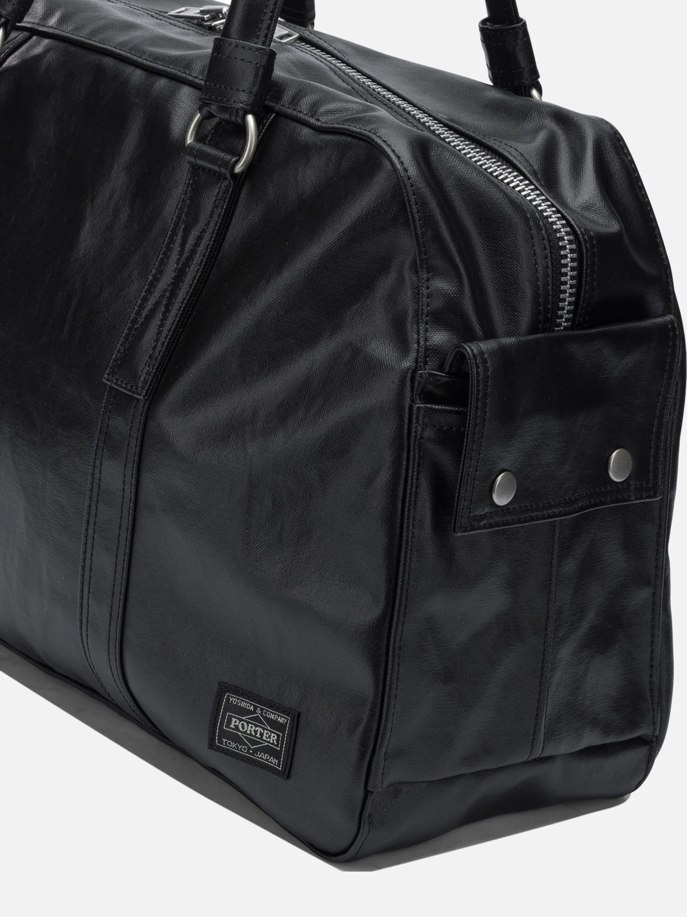 Large bags 100% cotton canvas  Black - Porter-Yoshida &amp; Co Men | PDP | VIETTI Online Store | thumbnail_4