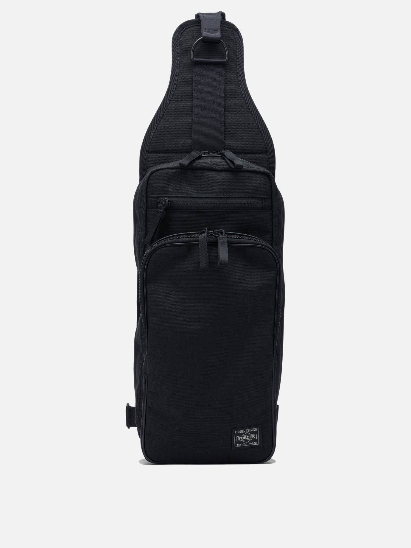 One strap backpacks 100% nylon  Black - Porter Yoshida Men | PDP | VIETTI Online Store | thumbnail
