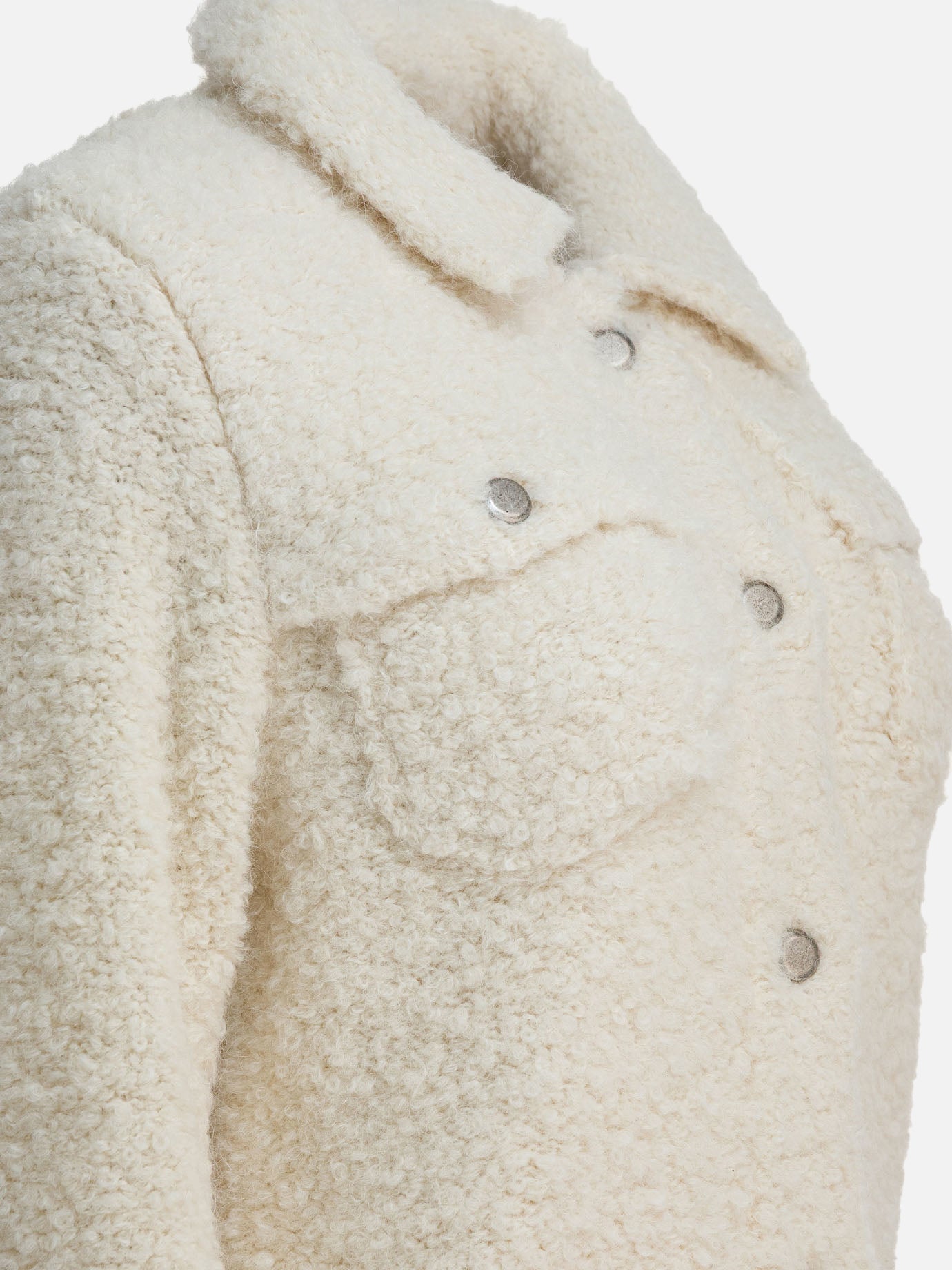 Overshirt jackets Bouclé  White - Rakkì Women | PDP | VIETTI Online Store | Zoom-Modal_4
