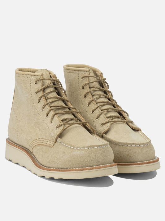 Lace-up boots 03328  Beige - Red Wing Shoes Women | PDP | VIETTI Online Store | 2
