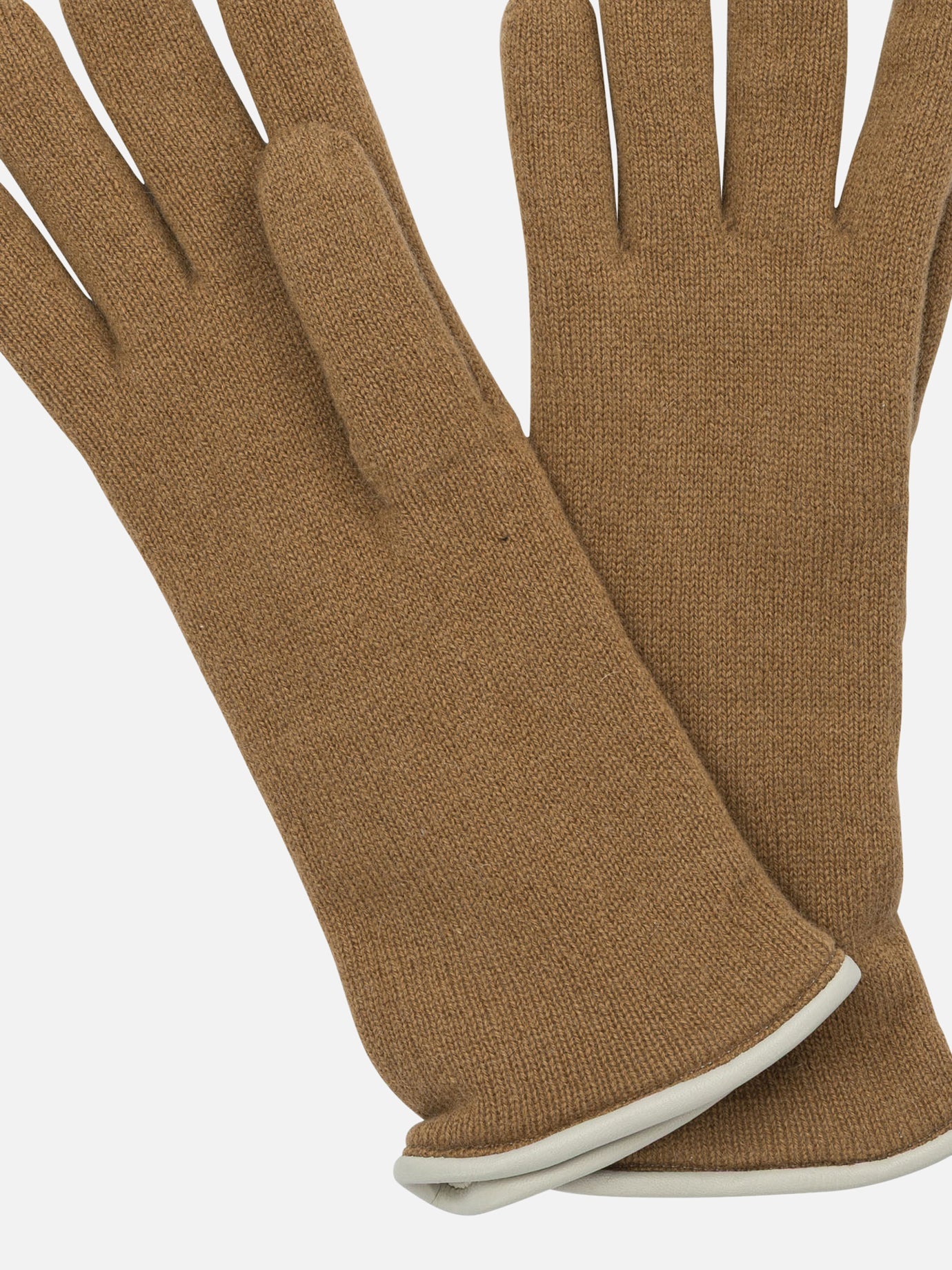 Guanti casual 100% cashmere  Marrone - Restelli Donna | PDP | VIETTI Online Store | Zoom-Modal_2
