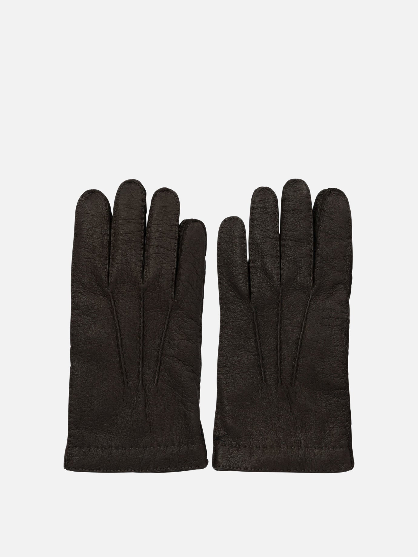 Guanti casual 100% leather  Marrone - Restelli Uomo | PDP | VIETTI Online Store | Zoom-Modal
