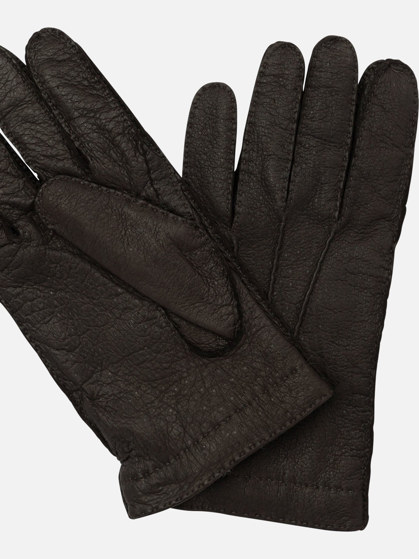 Guanti casual 100% leather  Marrone - Restelli Uomo | PDP | VIETTI Online Store | thumbnail_2