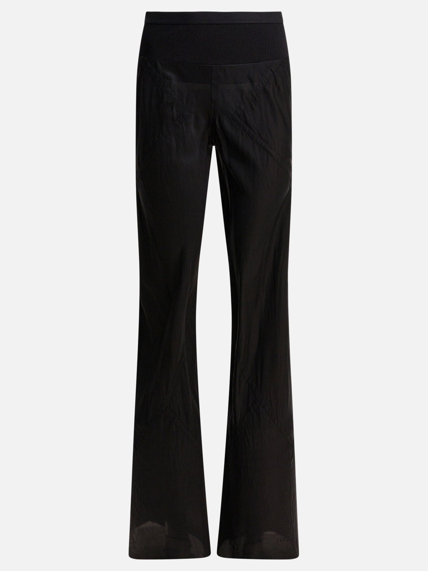 Pantaloni casual Solid colour  Nero - Rick Owens Donna | PDP | VIETTI Online Store | thumbnail