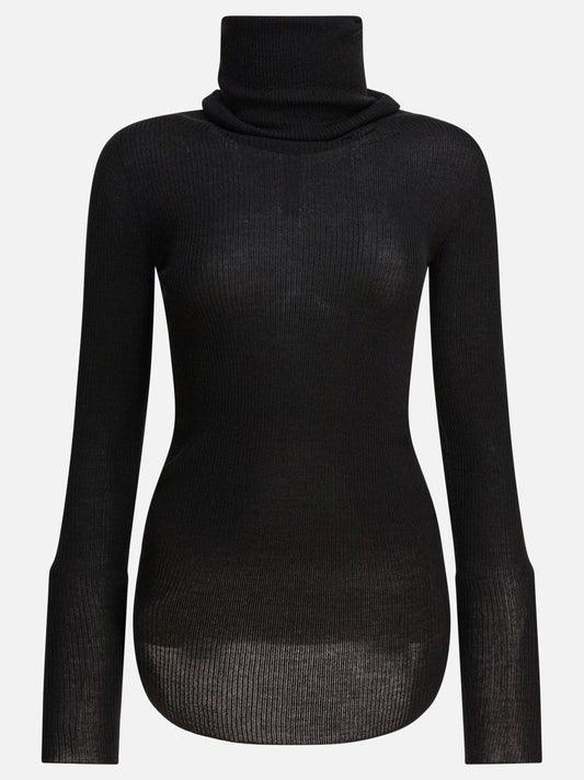 Maglioni dolcevita Solid colour  Nero - Rick Owens Donna | VIETTI Online Store 
