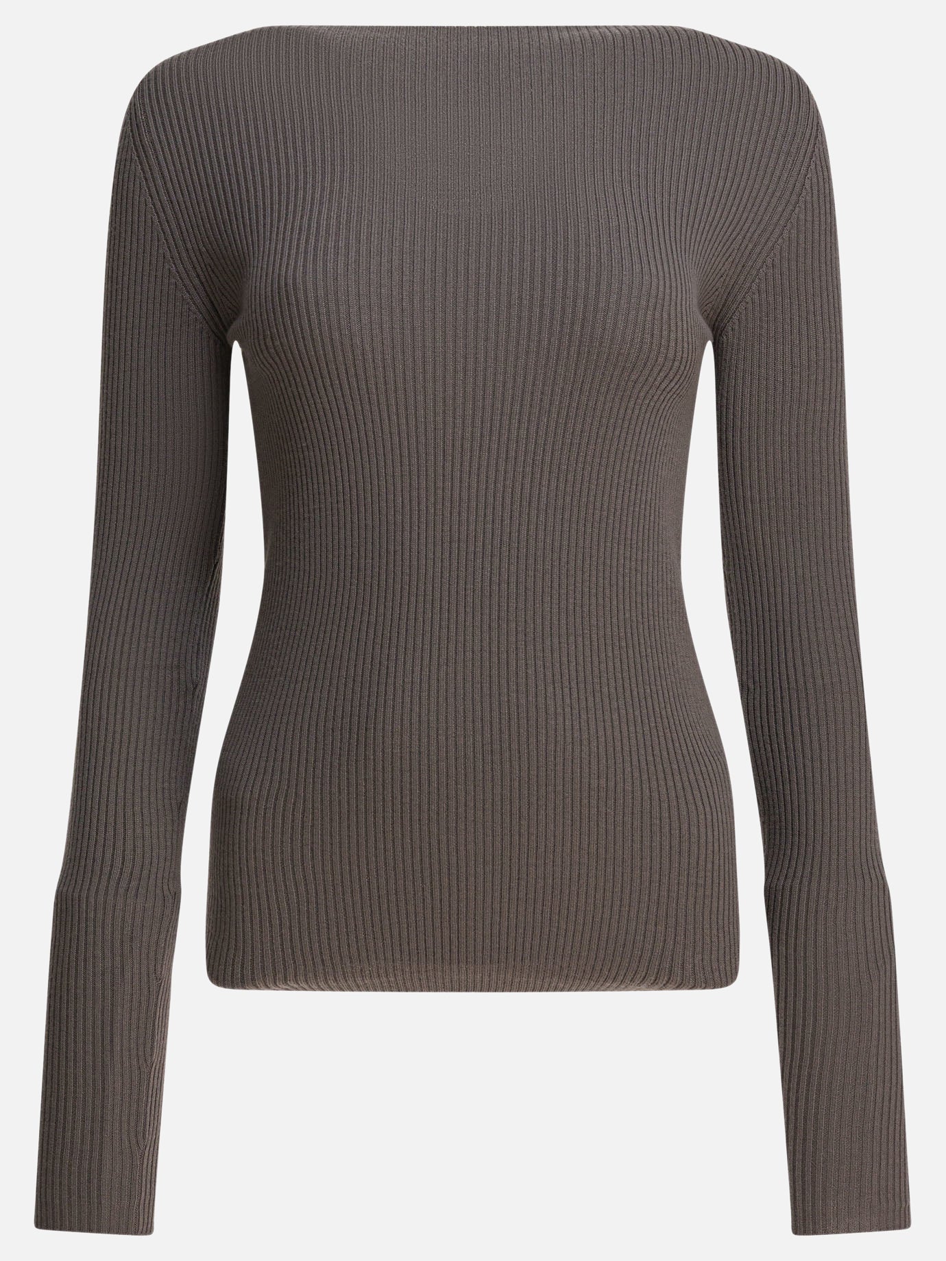 Maglioni a barchetta Solid colour  Grigio - Rick Owens Donna | PDP | VIETTI Online Store | Zoom-Modal
