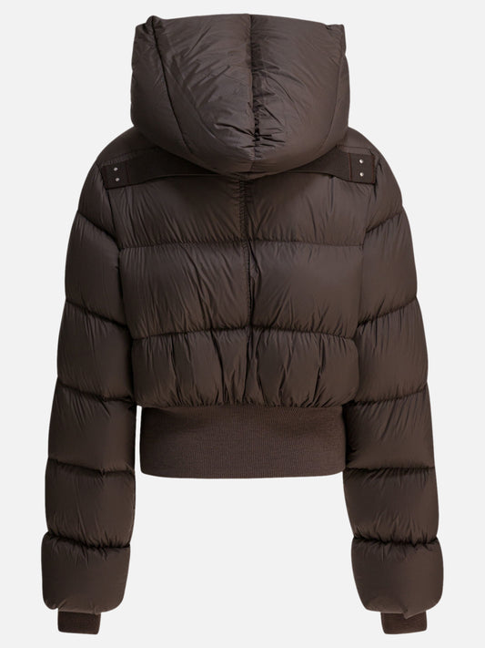 Piumini corti Solid colour  Marrone - Rick Owens Donna | PDP | VIETTI Online Store | 2
