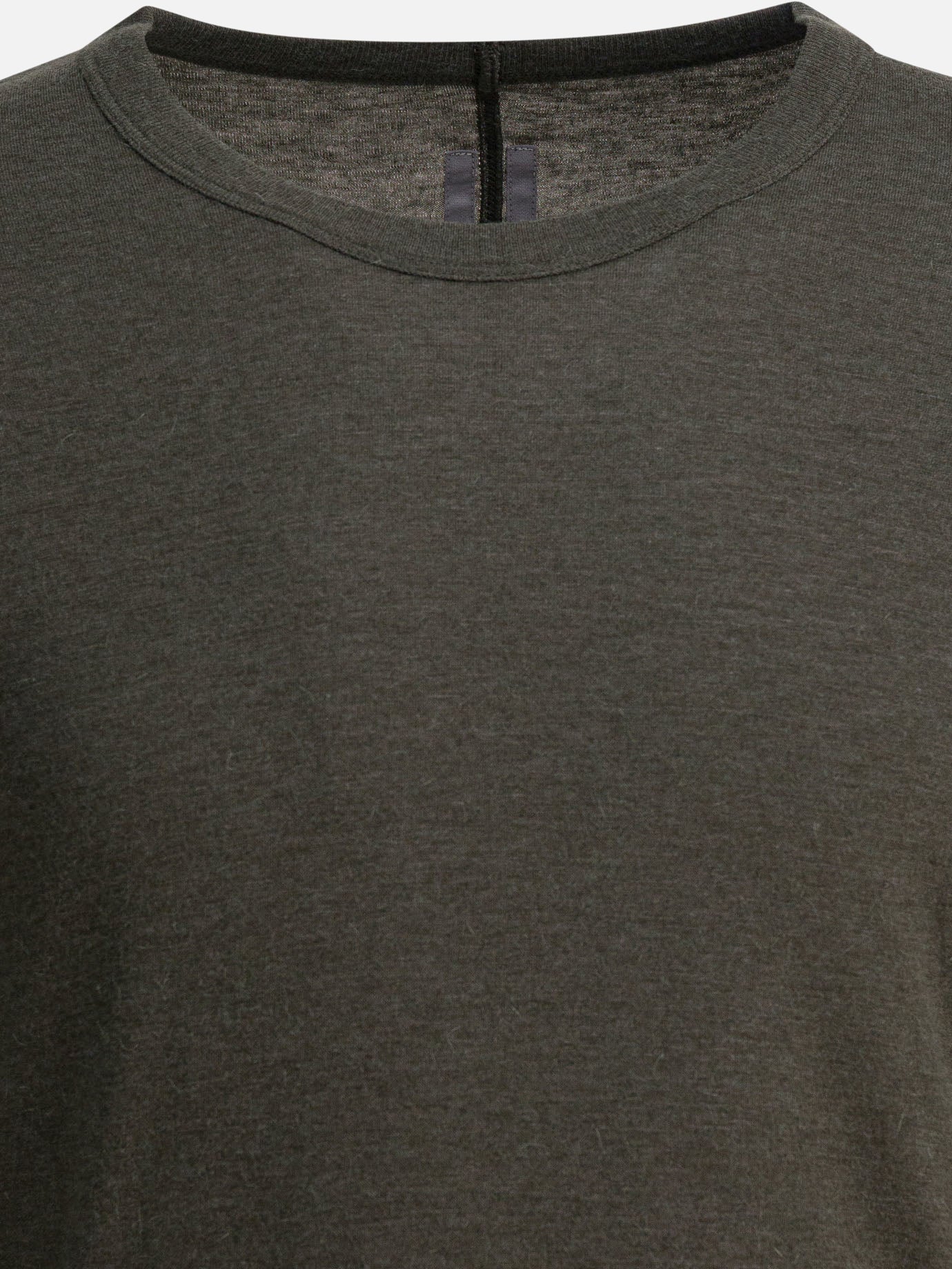 Crewneck t-shirts Solid colour  Green - Rick Owens Men | PDP | VIETTI Online Store | thumbnail_3