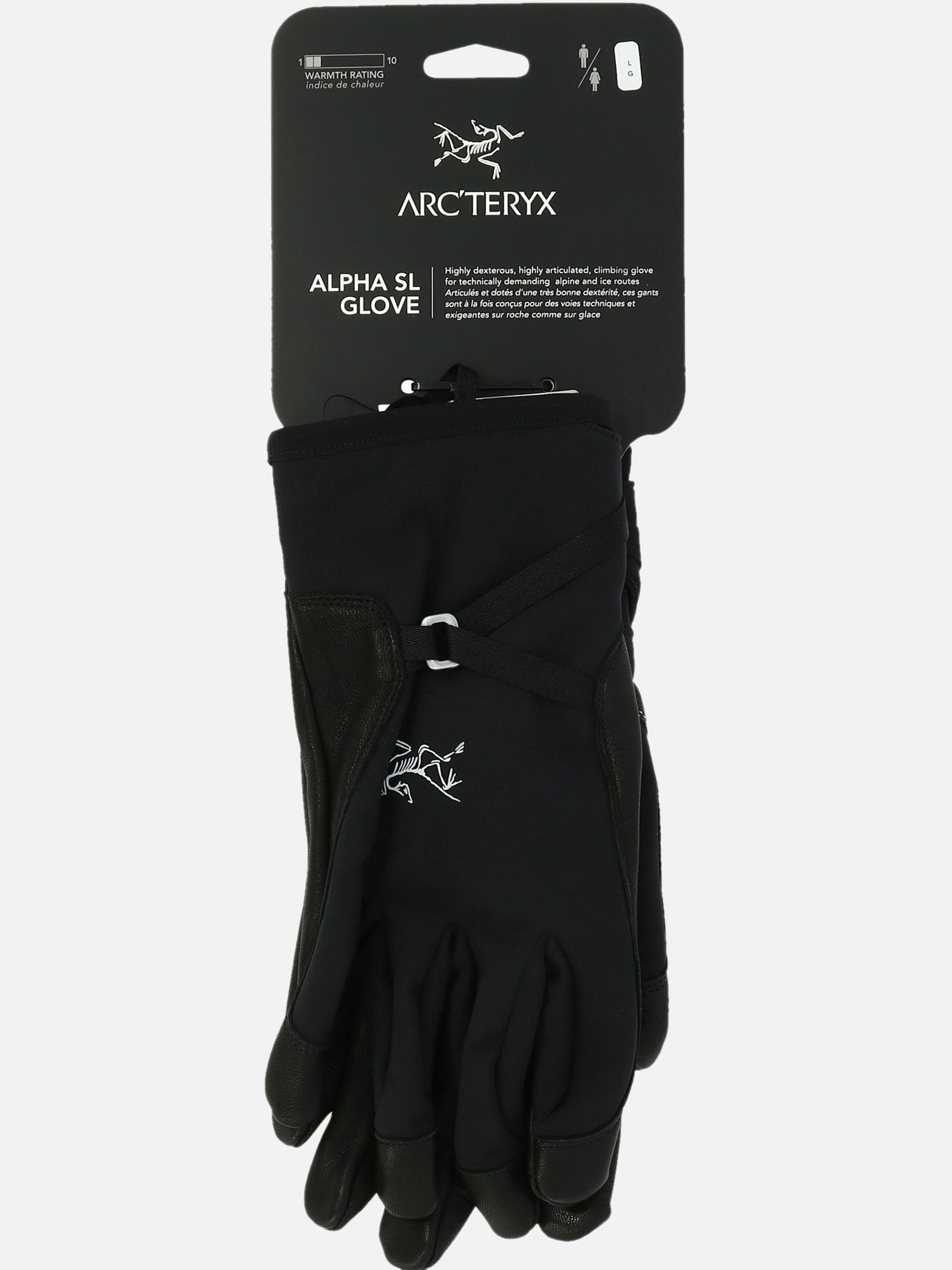 Sport gloves 100% polyester  Black - Arc&#39;teryx Men | PDP | VIETTI Online Store | thumbnail_2