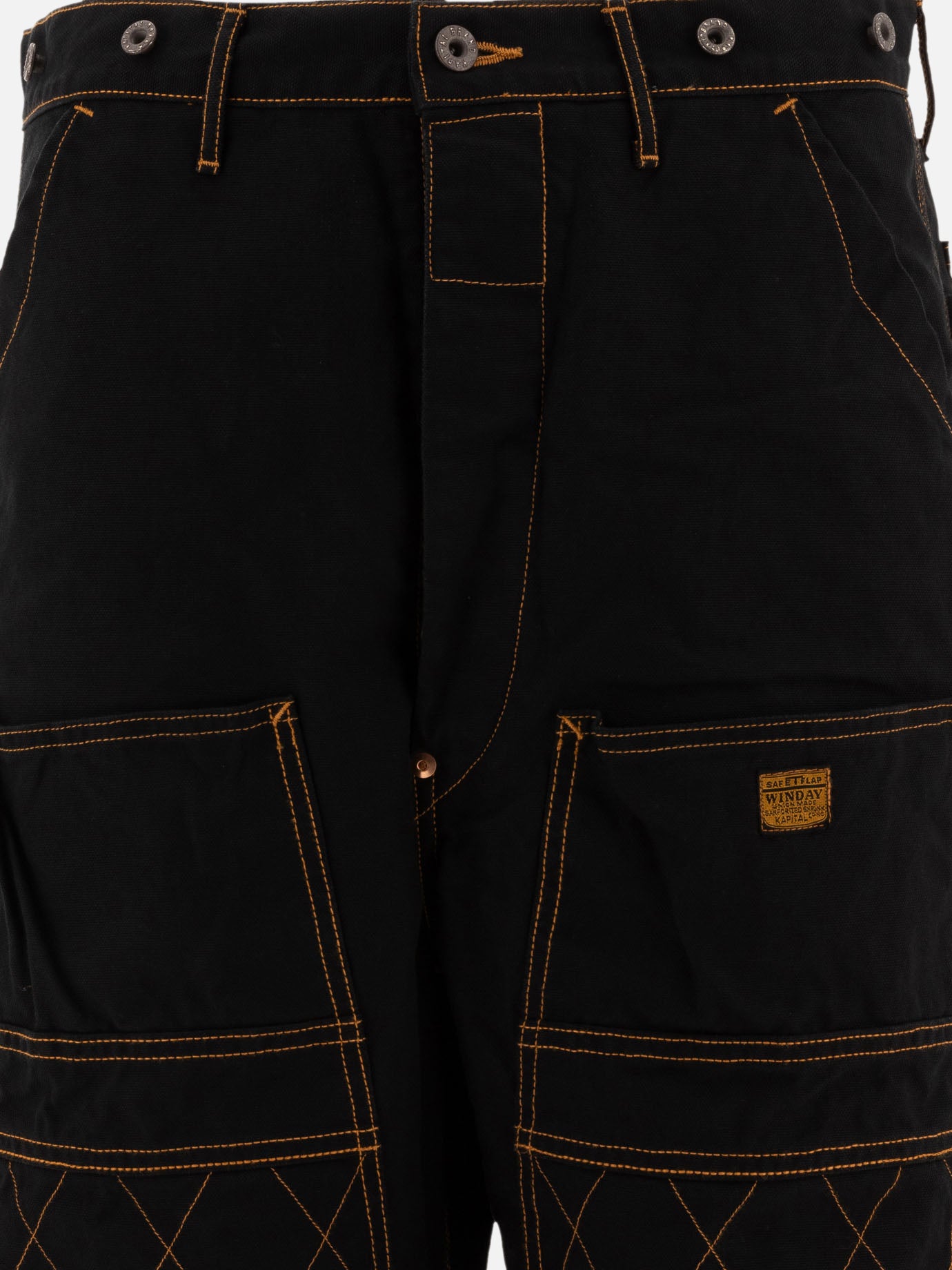 Work pants 100% cotton  Black - KAPITAL Men | PDP | VIETTI Online Store | Zoom-Modal_3

