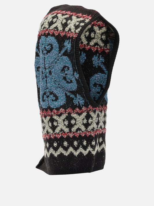 Balaclava 100% wool  Black - KAPITAL Men | PLP | VIETTI Online Store | 2
