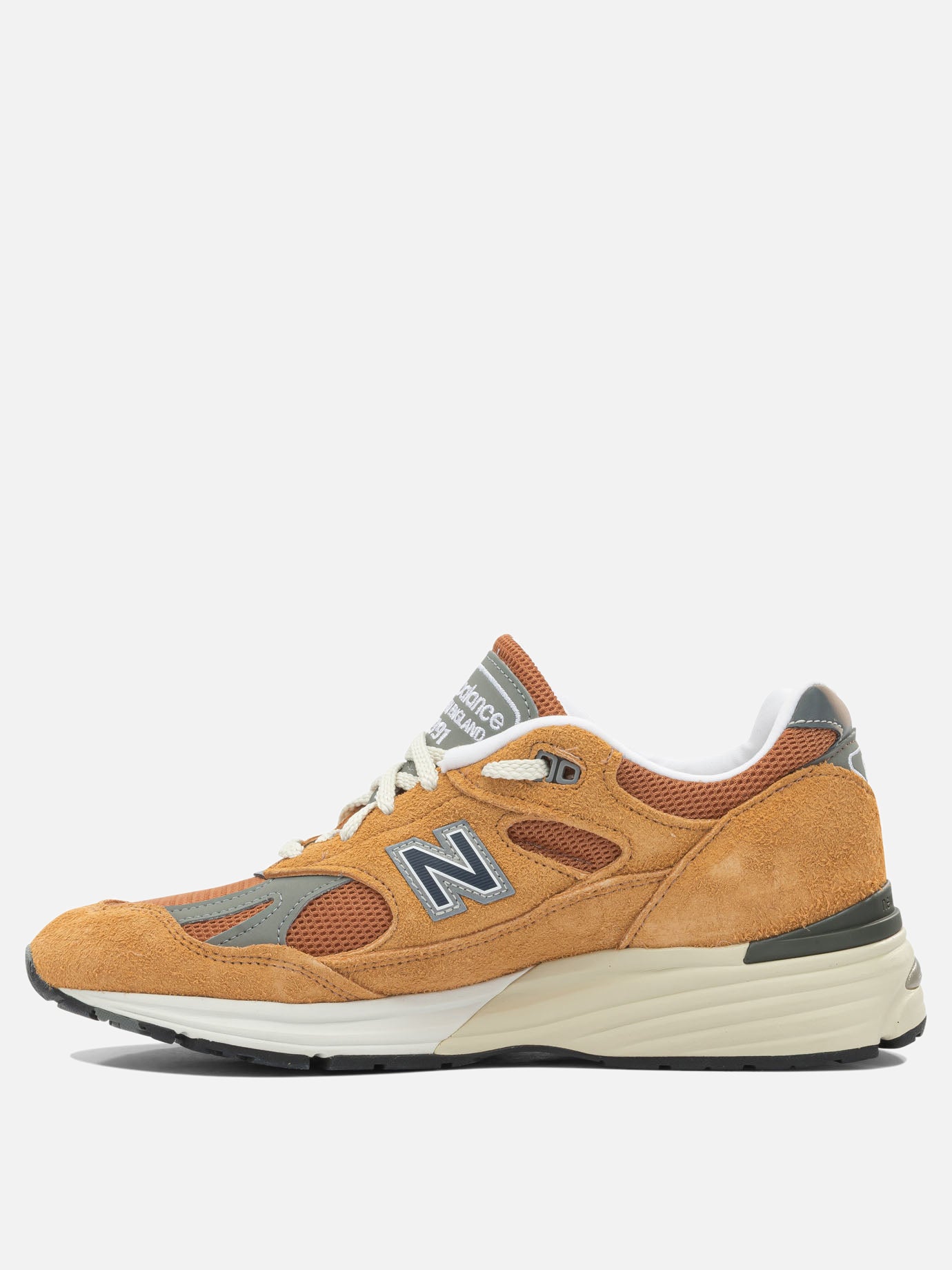 Low top sneakers 100% suede - 100% rubber  Orange - New Balance Men | PDP | VIETTI Online Store | Zoom-Modal_3
