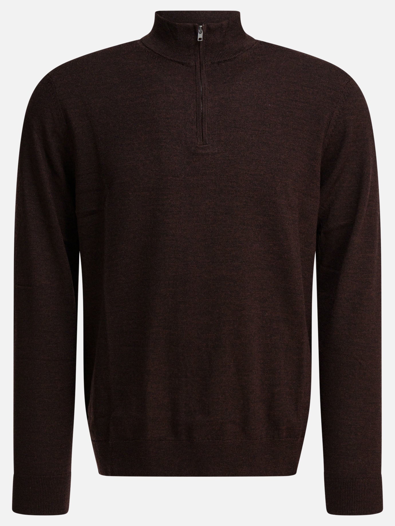 Half zip sweaters Solid colour  Brown - NN.07 Men | PDP | VIETTI Online Store | thumbnail