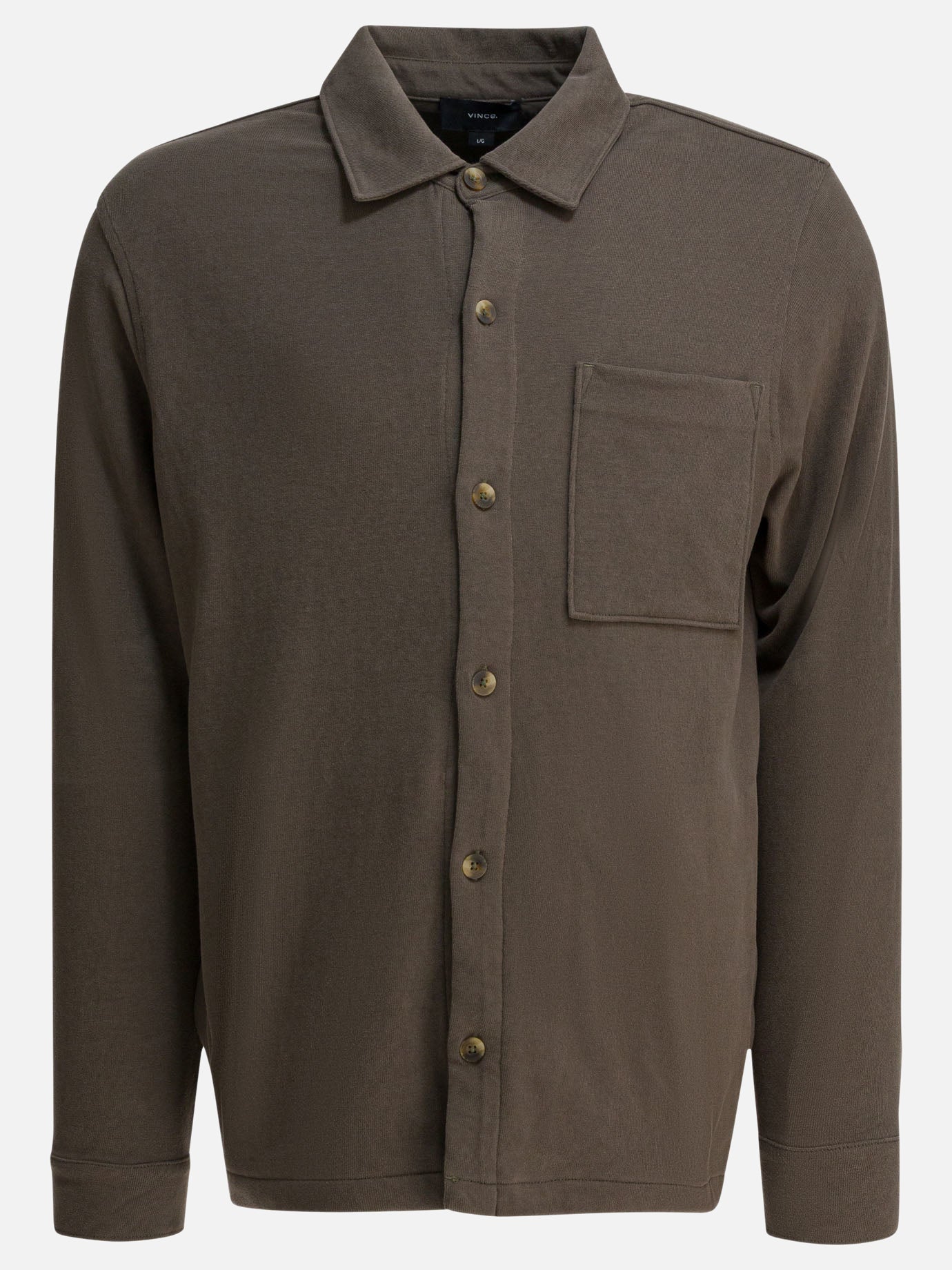 Overshirt jackets Solid colour  Brown - Vince Men | PDP | VIETTI Online Store | thumbnail