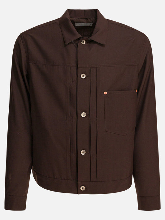 Sacai Giacca "Suiting" 10093226_3 Brown 1