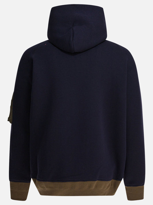 Sacai Felpa "Sponge" 15459183_2 Blue 2
