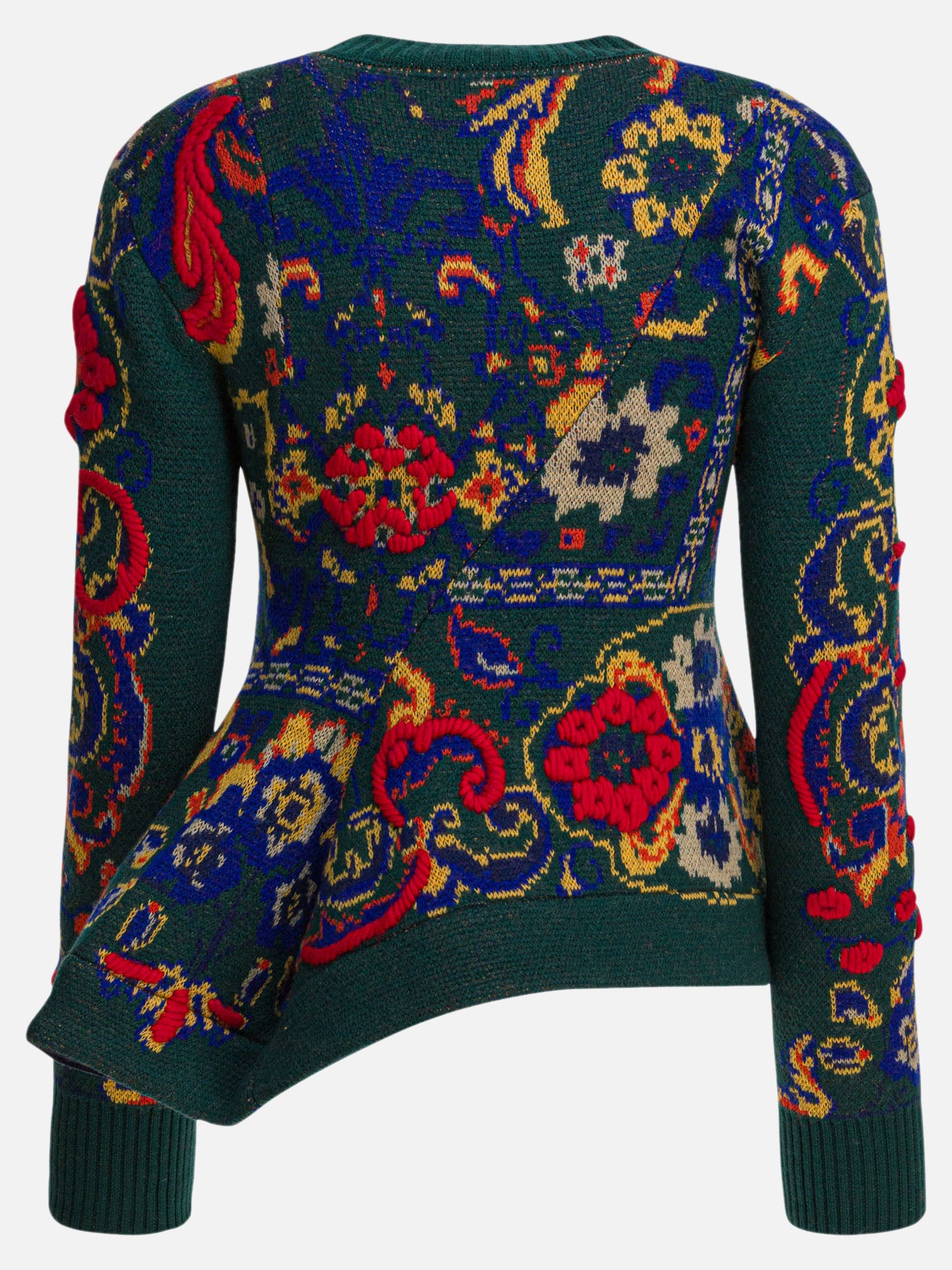 Maglioni girocollo Floral  Verde - Sacai Donna | PDP | VIETTI Online Store | thumbnail_2