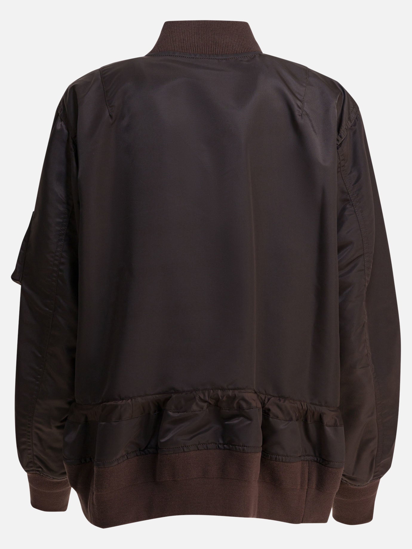 Bomber Solid colour  Marrone - Sacai Donna | PDP | VIETTI Online Store | thumbnail_2