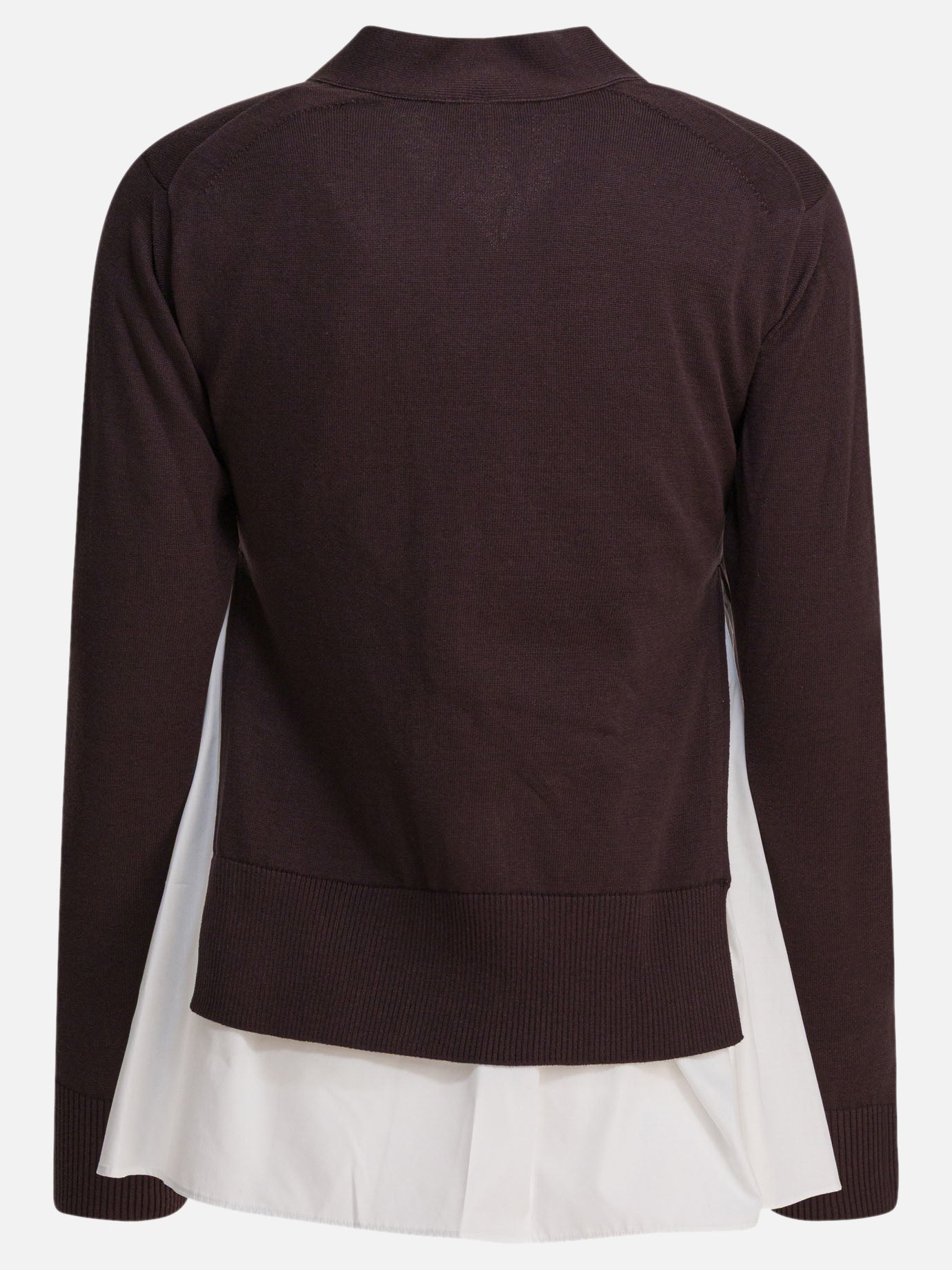 Cardigan Solid colour  Marrone - Sacai Donna | PDP | VIETTI Online Store | Zoom-Modal_2
