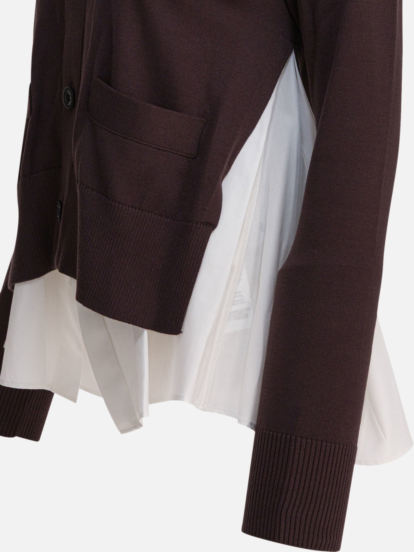 Cardigan Solid colour  Marrone - Sacai Donna | PDP | VIETTI Online Store | Zoom-Modal_4

