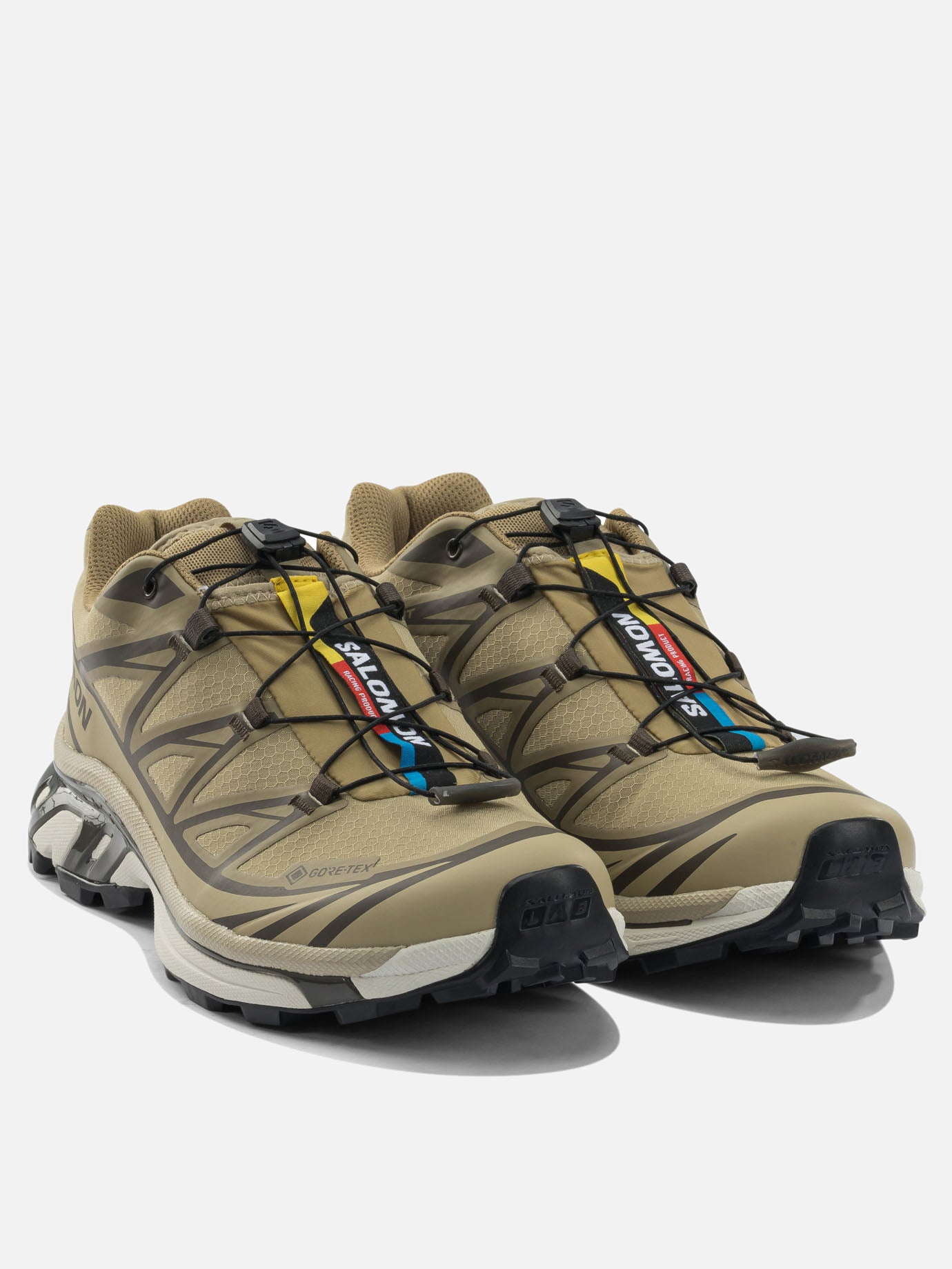 Sneaker alte 50% synthetic leather 50% mesh - 100% rubber  Beige - Salomon Uomo | PDP | VIETTI Online Store | thumbnail_2
