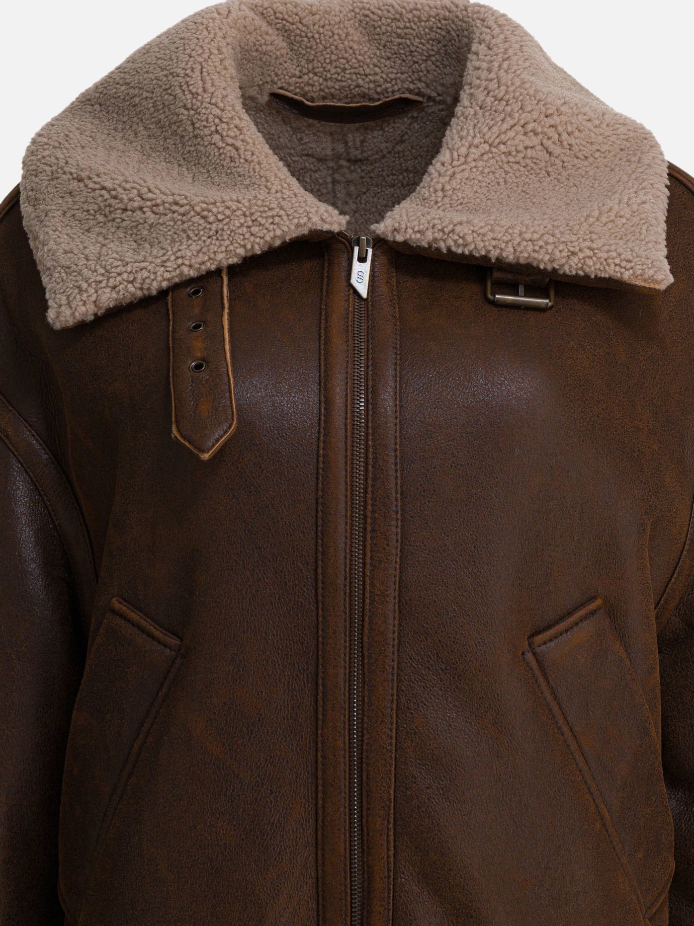 Giacche shearling Solid colour  Marrone - Salvatore Santoro Donna | PDP | VIETTI Online Store | thumbnail_3
