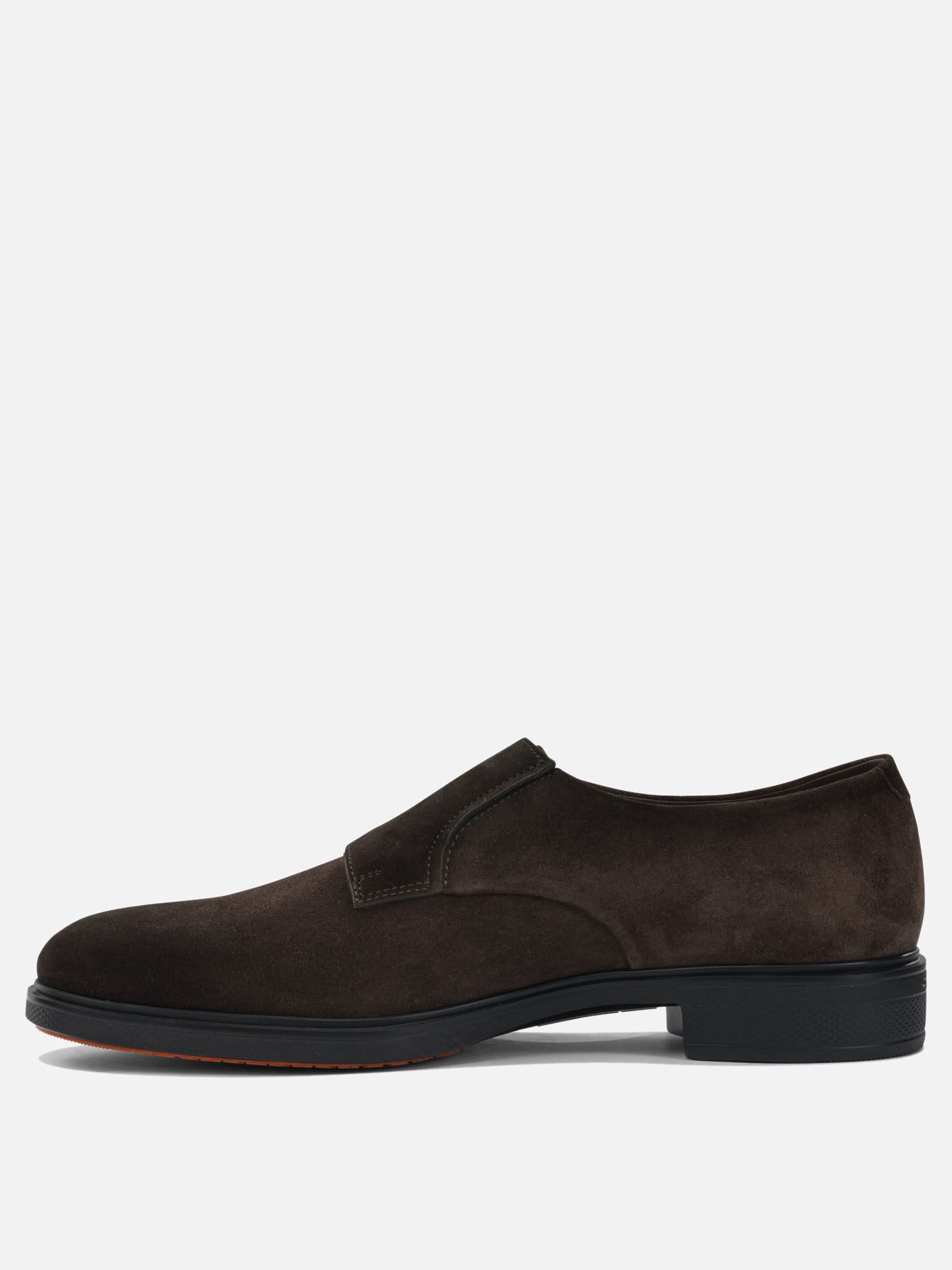 Loafers 100% suede - 100% rubber  Brown - Santoni Men | PDP | VIETTI Online Store | thumbnail_3
