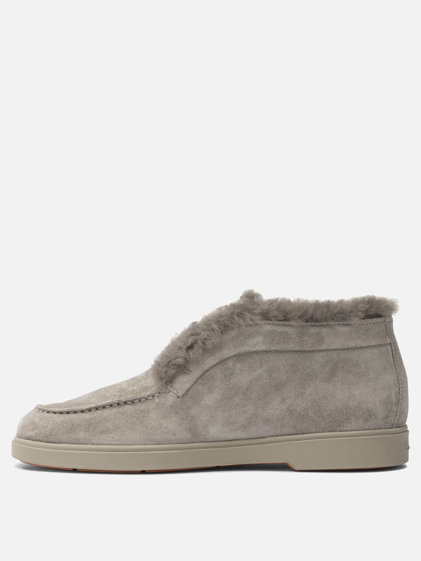 Mocassini 100% calf leather - 100% rubber  Grigio - Santoni Donna | PDP | VIETTI Online Store | thumbnail_3
