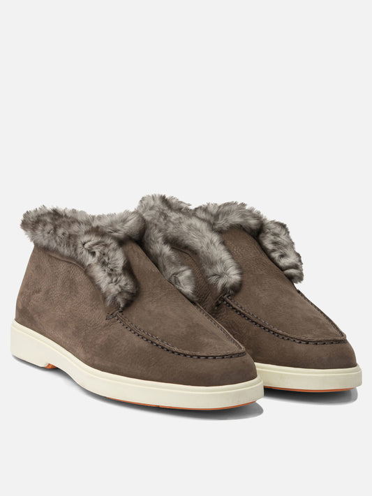 Mocassini 100% calf leather - 100% rubber  Marrone - Santoni Donna | PLP | VIETTI Online Store | 2
