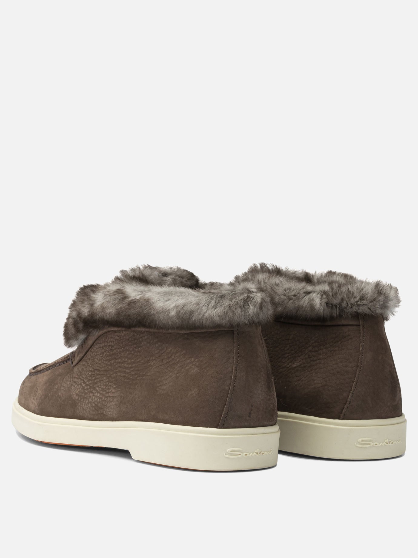 Mocassini 100% calf leather - 100% rubber  Marrone - Santoni Donna | PDP | VIETTI Online Store | thumbnail_4