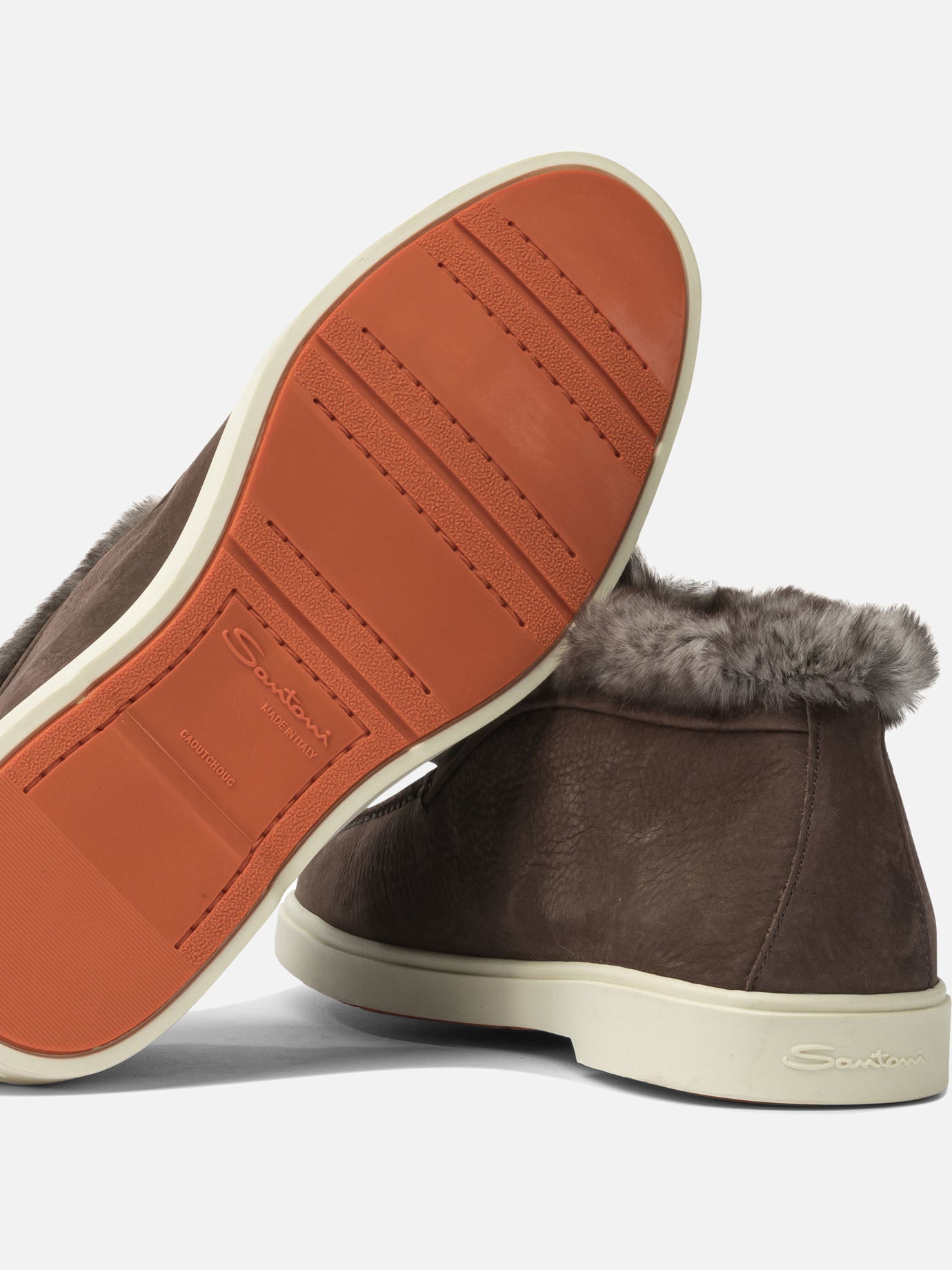 Mocassini 100% calf leather - 100% rubber  Marrone - Santoni Donna | PDP | VIETTI Online Store | thumbnail_5