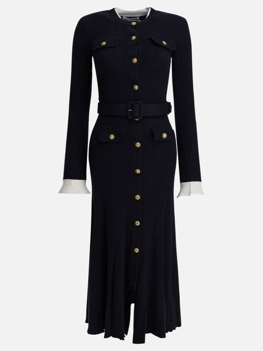Midi dresses Solid colour  Blue - Self-portrait Women | PDP | VIETTI Online Store 
