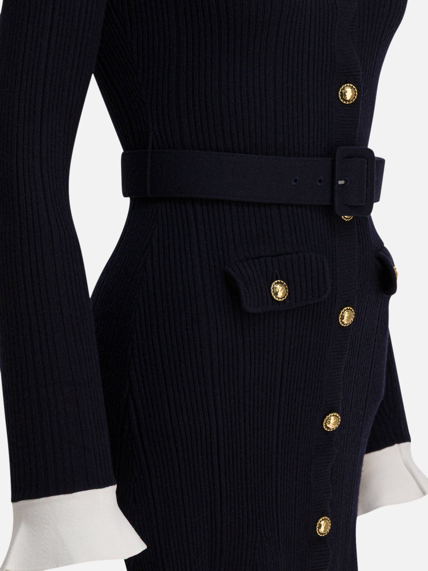 Abiti midi Solid colour  Blu - Self-portrait Donna | PDP | VIETTI Online Store | Zoom-Modal_4
