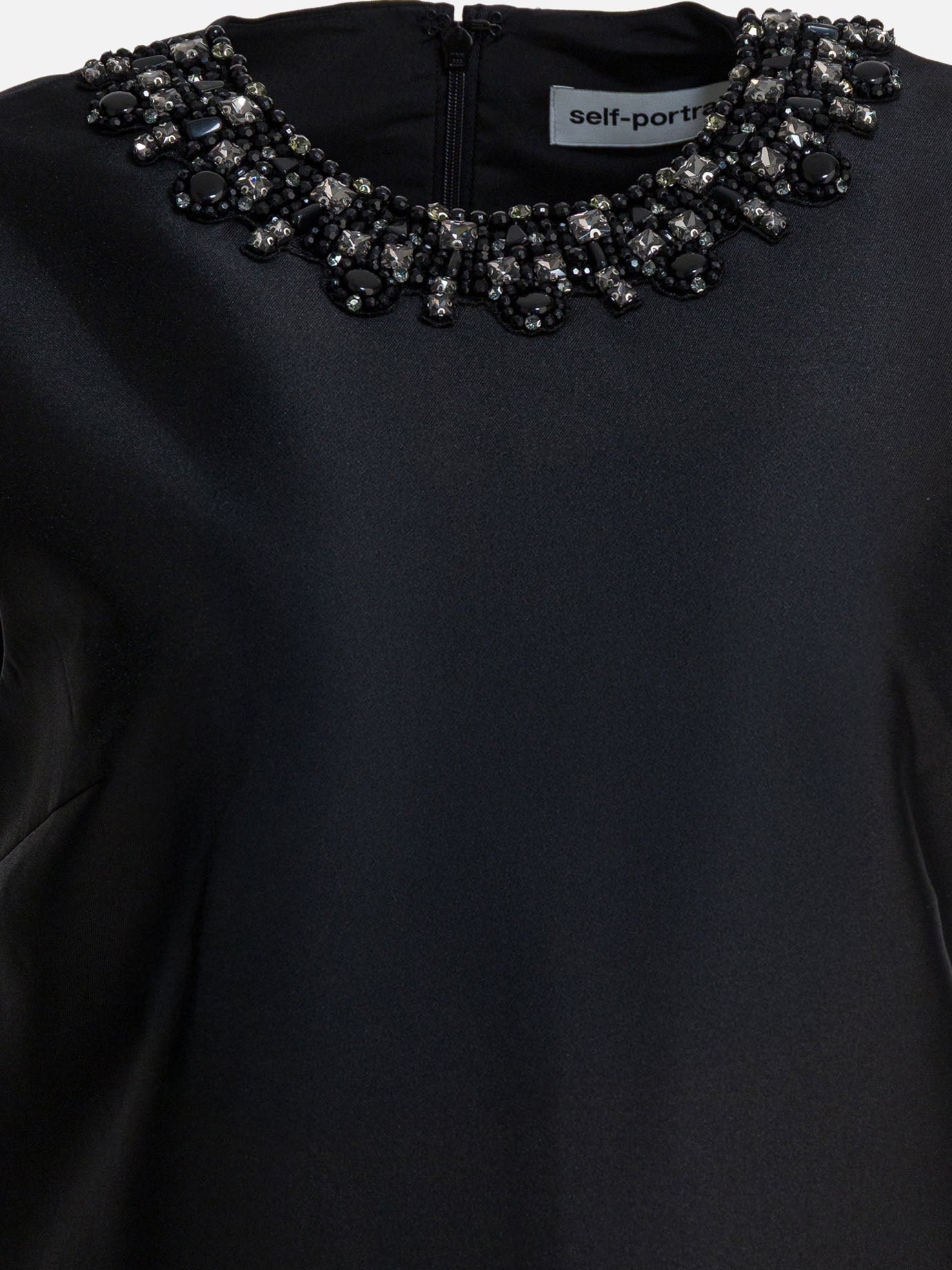 Mini dresses Embroidered  Black - Self-portrait Women | PDP | VIETTI Online Store | thumbnail_3