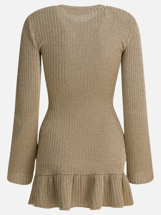 Abiti corti Solid colour  Oro - Self-portrait Donna | PLP | VIETTI Online Store | 2
