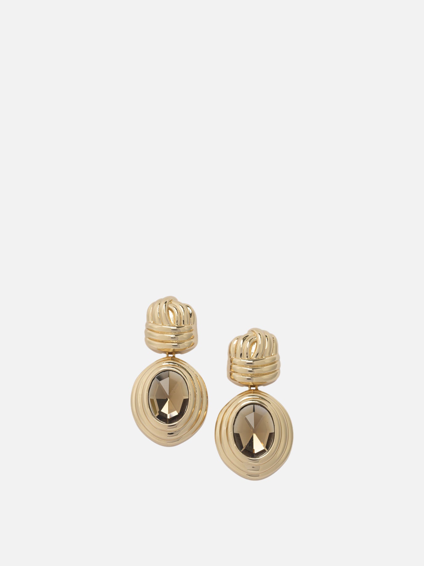Earrings 100% copper  Gold - Self-portrait Women | PDP | VIETTI Online Store | thumbnail