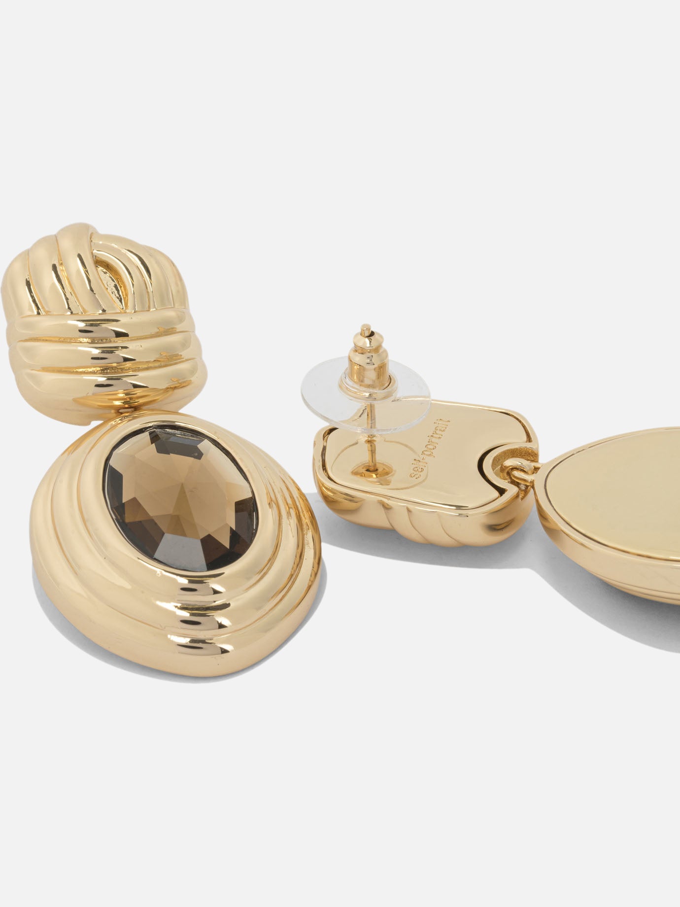 Earrings 100% copper  Gold - Self-portrait Women | PDP | VIETTI Online Store | thumbnail_2