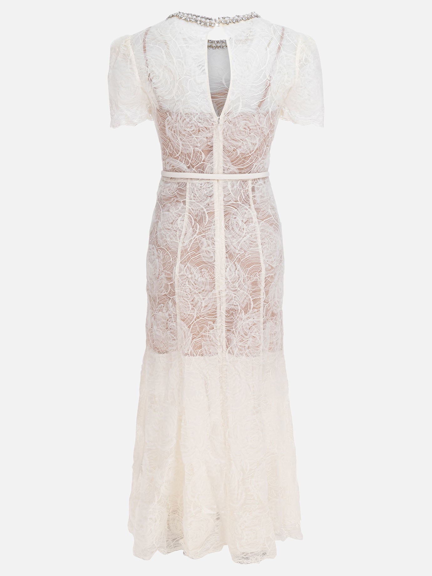 Abiti midi Solid colour  Beige - Self-portrait Donna | PDP | VIETTI Online Store | Zoom-Modal_2
