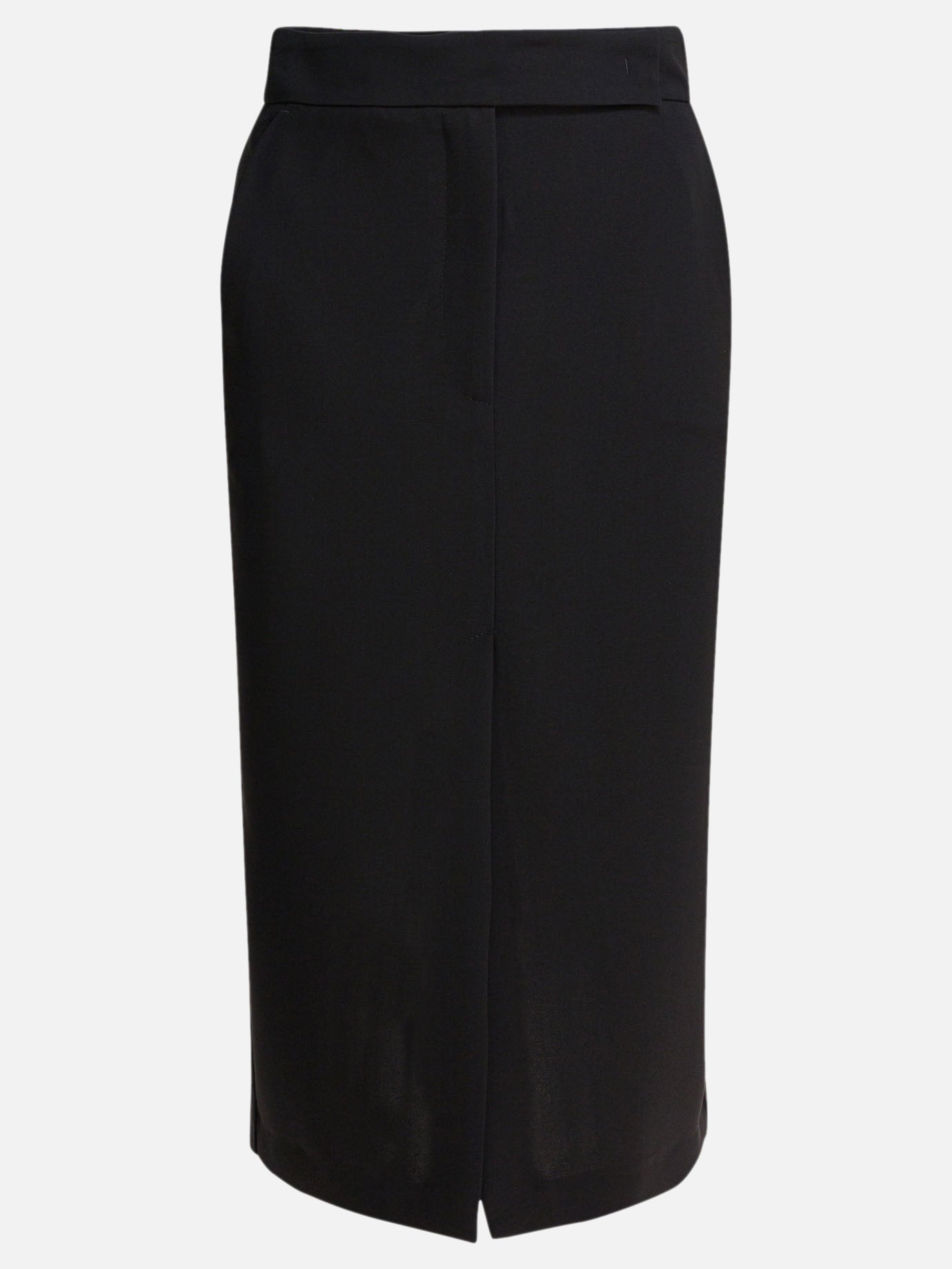 Gonne midi Solid colour  Nero - Semper Donna | PDP | VIETTI Online Store | thumbnail
